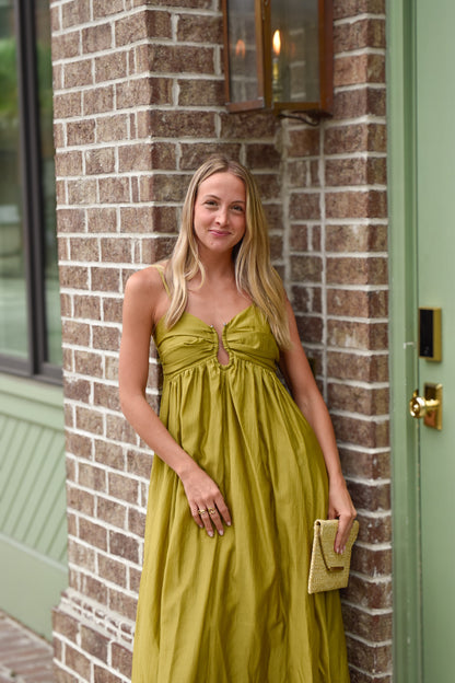 Ruched Drapping Maxi Dress