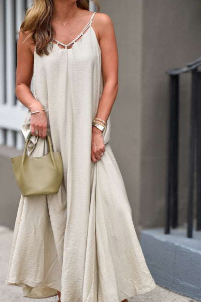 Textured Woven Maxi Dress