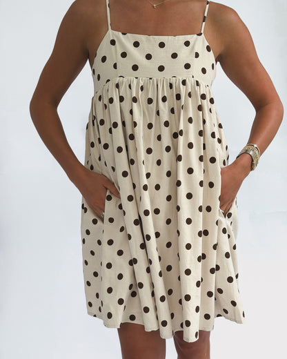 Polka Dot Mini Dress