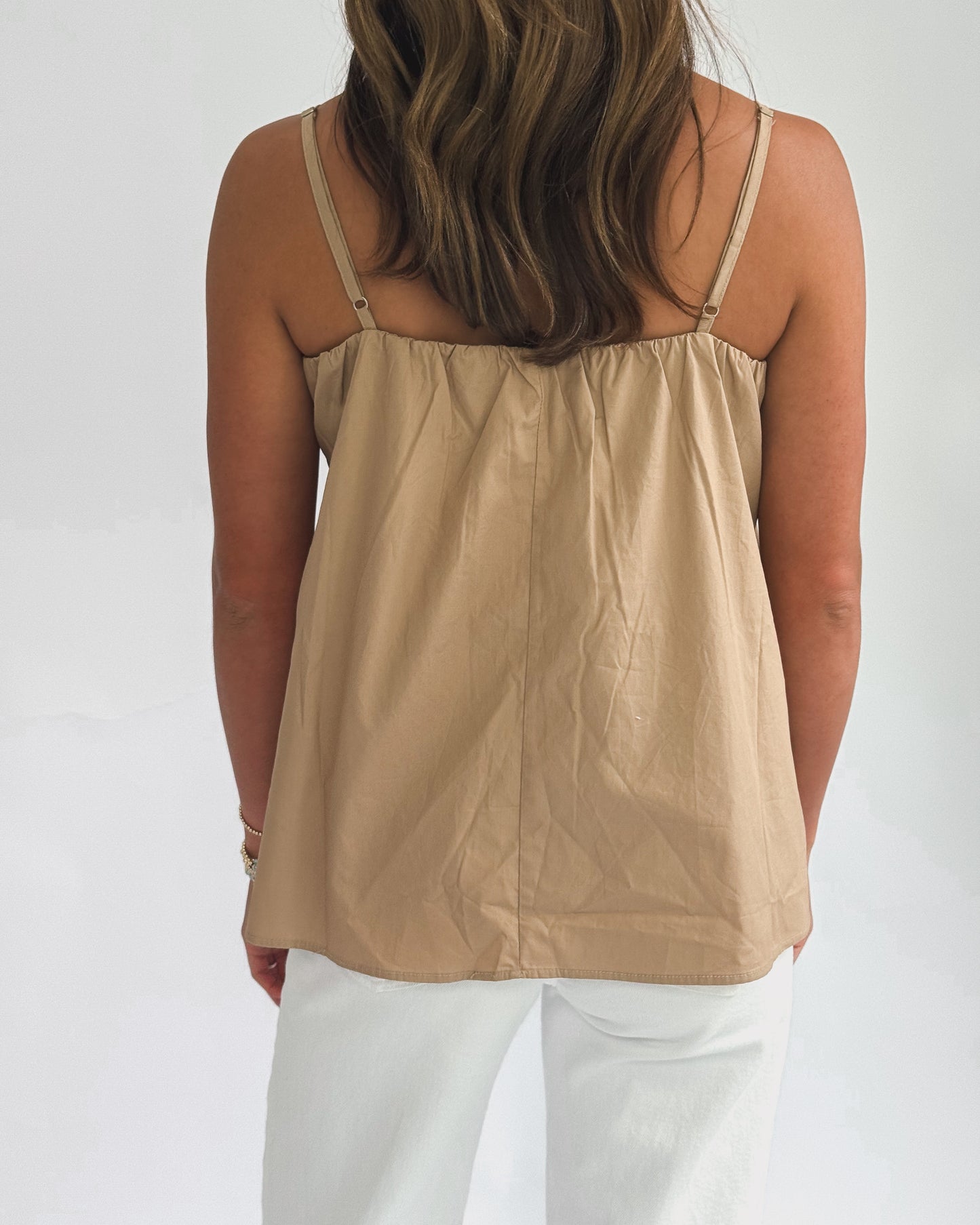 Pleated Tank Top