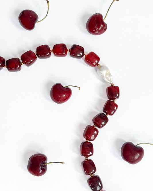 Cherry Bubble Necklace