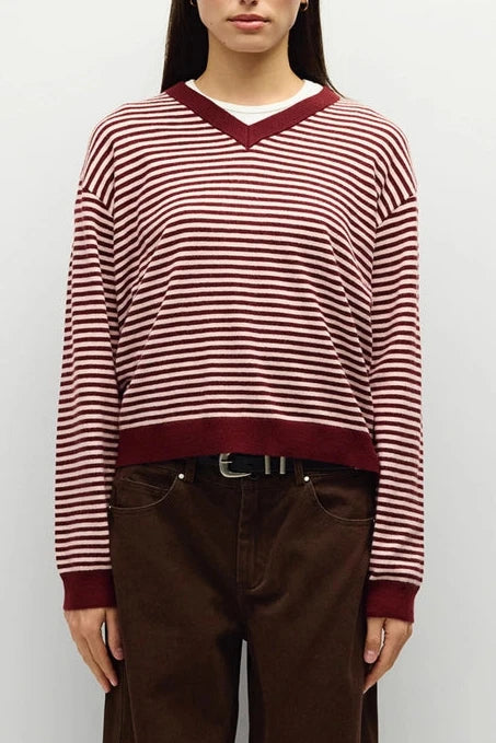 The Beatrice - Burgundy-pink