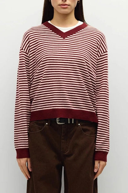 The Beatrice - Burgundy-pink