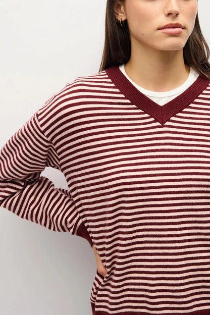The Beatrice - Burgundy-pink
